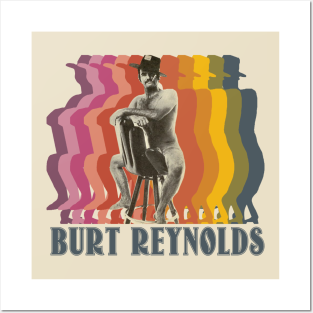 Burt Reynolds Wall Art - Burt Reynolds || Retro Fade by Matildae